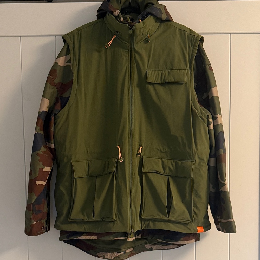 IVY PARK Green Camouflage Military Jacket